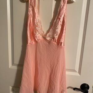 Soft pink baby doll chemise